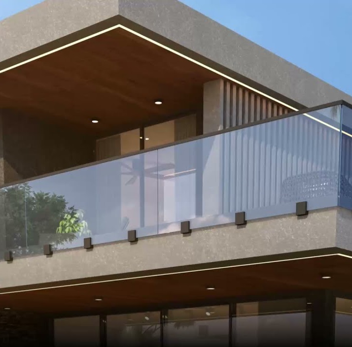 Aluminium Glass Balcony
